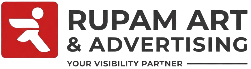 Rupam Art Advertising Logo